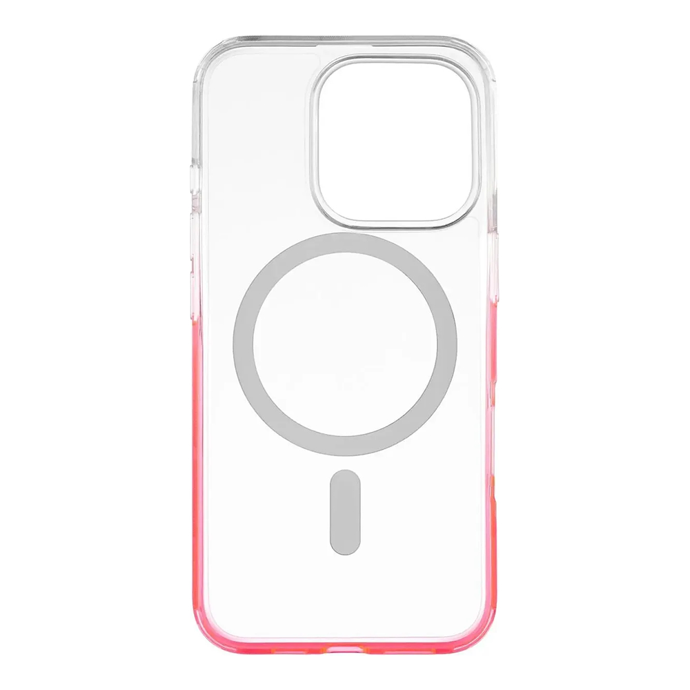 Чехол защитный uBear Fusion Mag Case iPhone 16 Pro, неоновый розовый